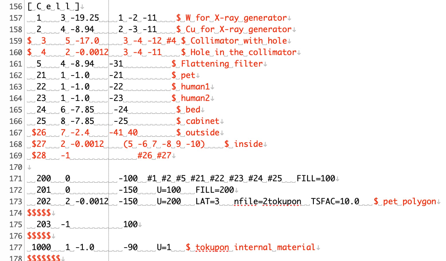 About tfile and nfile on the treatment of tetrahedral geometry setting ...